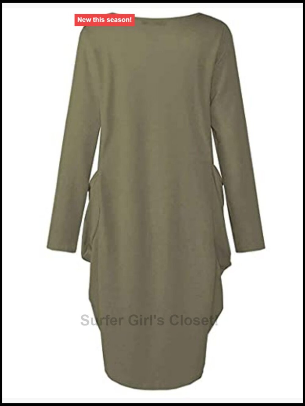 Black Woman Beautiful Magic Printed Loose Pocket Oversize Tunic T-Shirt Dress - Picture 2 of 2